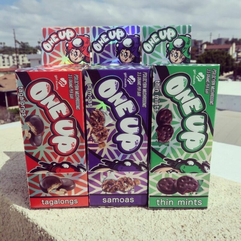 one up shroom bars